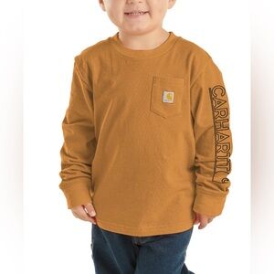 Carhartt Boys' Long-Sleeve Pocket T-Shirt